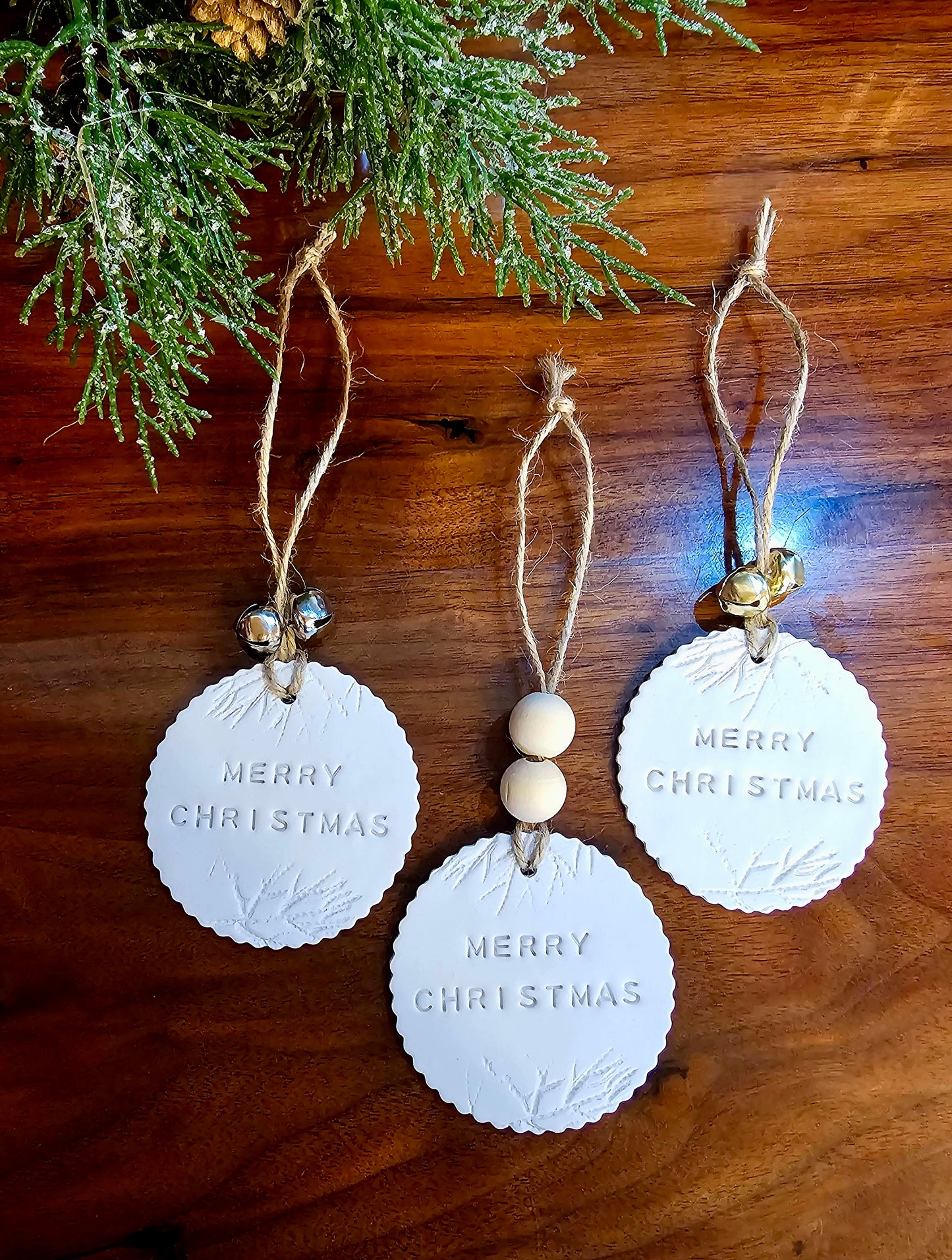 Custom Scalloped Ornament