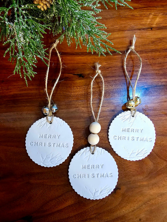 Custom Scalloped Ornament